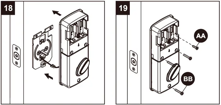 RELIABILT 92640 020 Arch Matte Black Single Cylinder Electronic Deadbolt Lighted Keypad - Figure 26