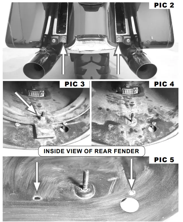KURYAKYN 2966 Tracer Rear Fender Tip Light fig 2
