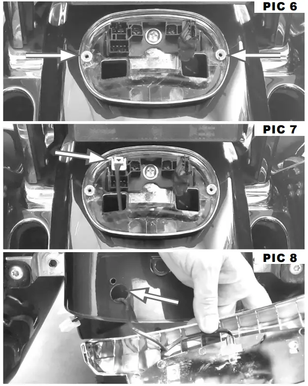 KURYAKYN 2966 Tracer Rear Fender Tip Light fig 3