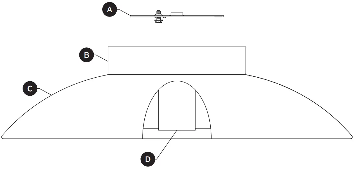 KICHLER 38259 Kira Flush Mount Ceiling Fixture - fig