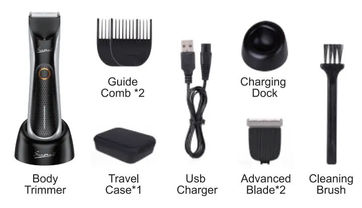 AXTERLLDAK OT001 01 Body Hair Trimmer - fig 10