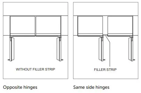 ICBCL4850SID Sub-Zero 91CM Classic French Door Refrigerator Freezer Installation Guide - Dual Installation