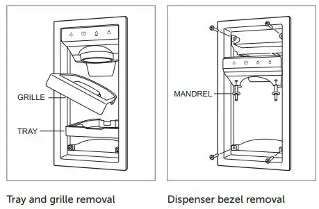 ICBCL4850SID Sub-Zero 91CM Classic French Door Refrigerator Freezer Installation Guide - EXTERNAL DISPENSER
