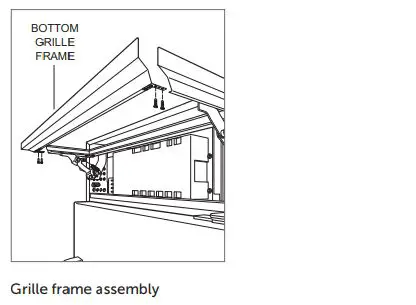ICBCL4850SID Sub-Zero 91CM Classic French Door Refrigerator Freezer Installation Guide - GRILLE PANEL