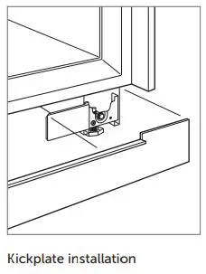 ICBCL4850SID Sub-Zero 91CM Classic French Door Refrigerator Freezer Installation Guide - KICKPLATE INSTALLATION