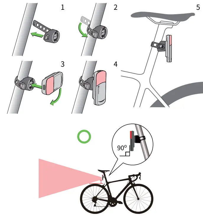 bryton Gardia R300L Rearview Radar and Tail Light - fig 4