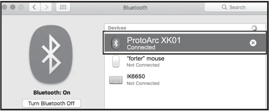 ProtoArc XK01 Foldable Full Size Wireless Bluetooth Keyboard 10