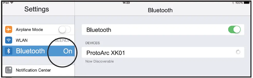 ProtoArc XK01 Foldable Full Size Wireless Bluetooth Keyboard 11