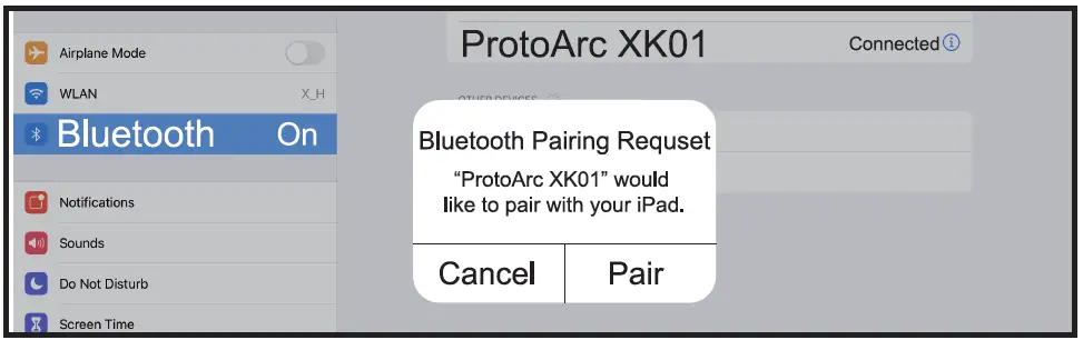 ProtoArc XK01 Foldable Full Size Wireless Bluetooth Keyboard 12