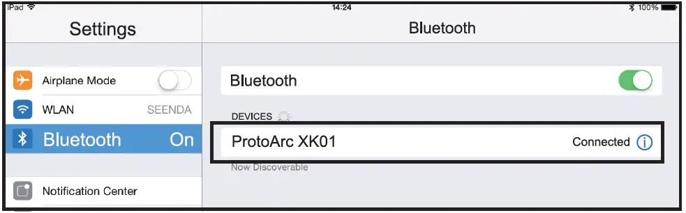 ProtoArc XK01 Foldable Full Size Wireless Bluetooth Keyboard 13