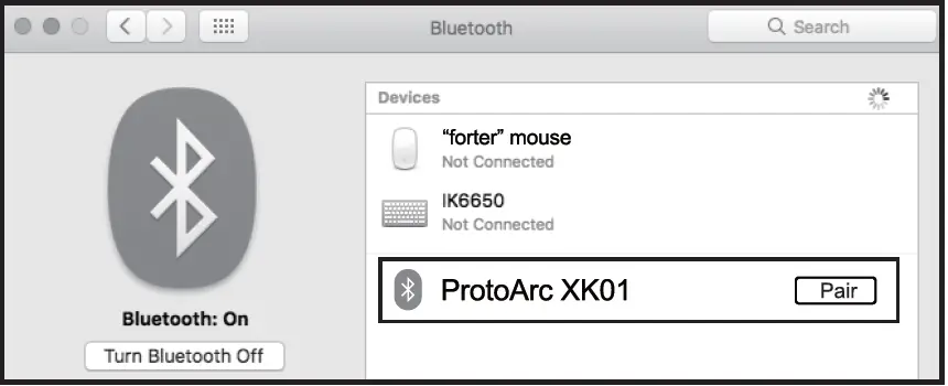 ProtoArc XK01 Foldable Full Size Wireless Bluetooth Keyboard 9