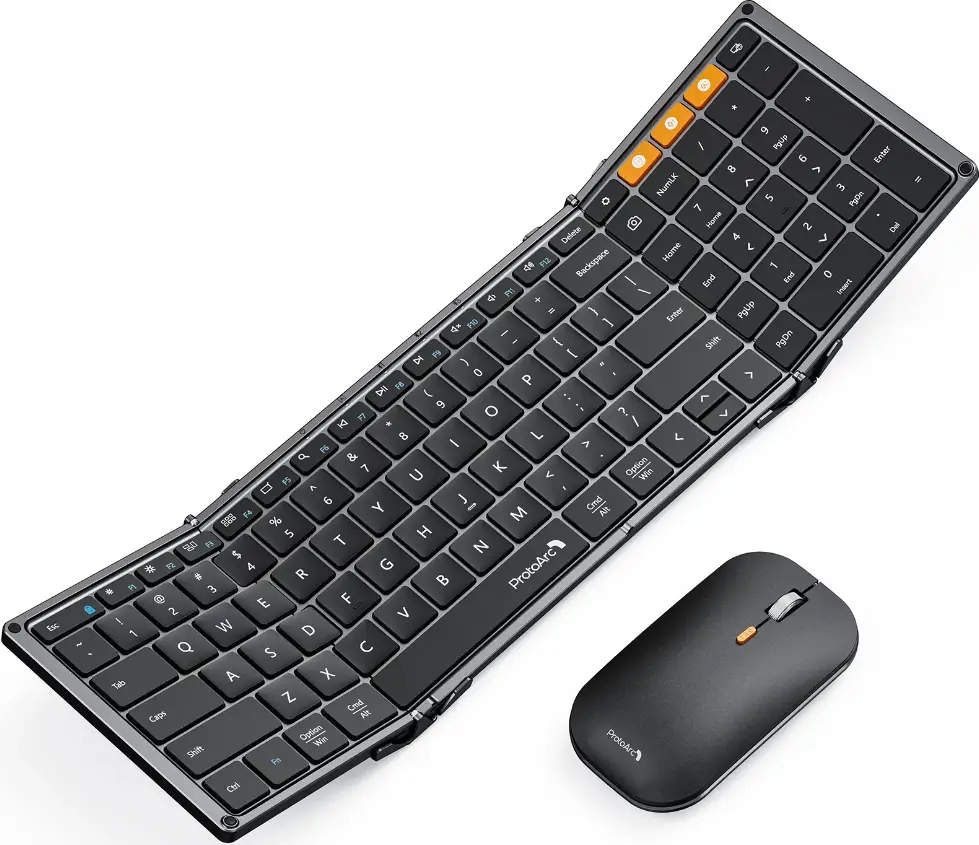ProtoArc XK01 Foldable Full Size Wireless Bluetooth Keyboard product