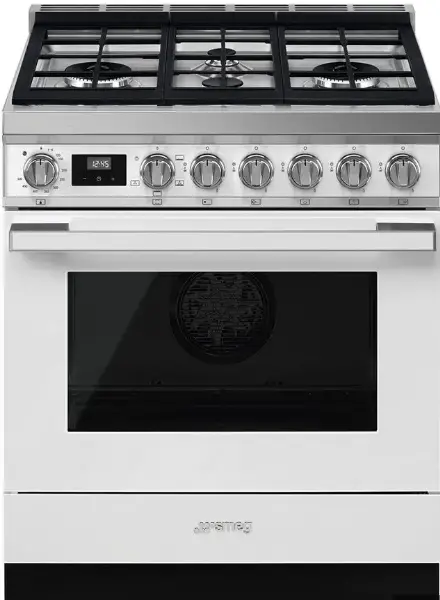 smeg-CPF30UGGWH-30-Inch-White-Gas-Range-product