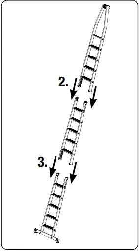 KRAUSE 842350 Window Cleaner Ladder A4