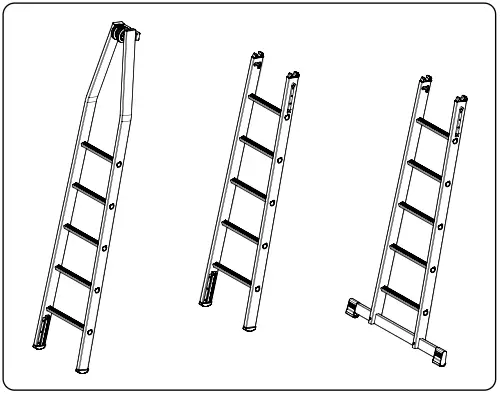 KRAUSE 842350 Window Cleaner Ladder A7