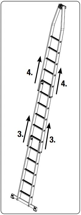 KRAUSE 842350 Window Cleaner Ladder A8