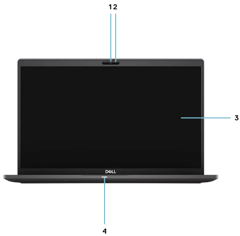 DELL 7410 Chromebook Laptop - Display view