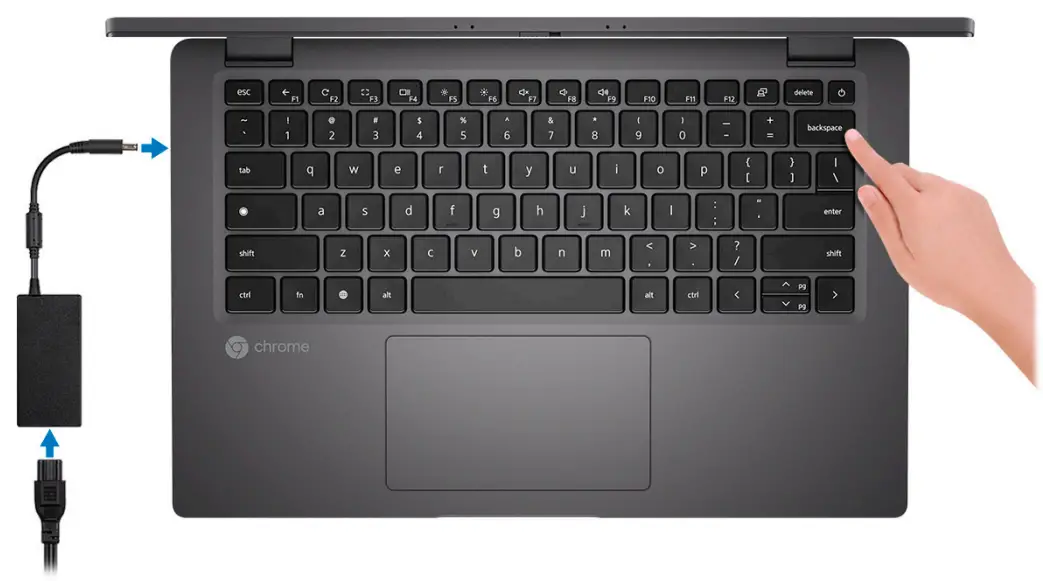DELL 7410 Chromebook Laptop - saving mode