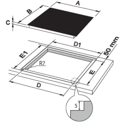 Delonghi-PVC-95-N-90cm-5-Zon--Life-Ceramic-Touch-Cooktop-FIG-5