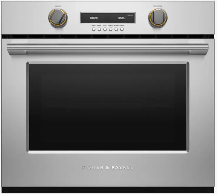 FISHER PAYKEL WOSV3-30 Oven, 30 Inch 10 Function Selfcleaning