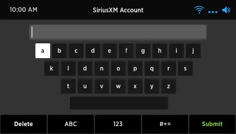 SiriusXM TTR3 WiFi Sound Station - Enter Your SiriusXM Streaming User Name and Password 1