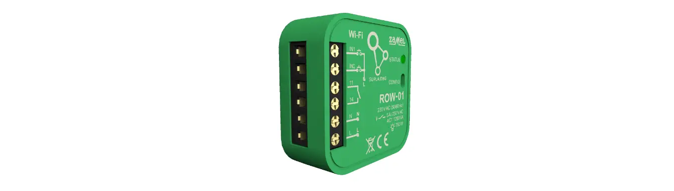 Zamel Supla Row-01/16a Flush Mounted 1 Channel Wi-fi Receiver User Manual