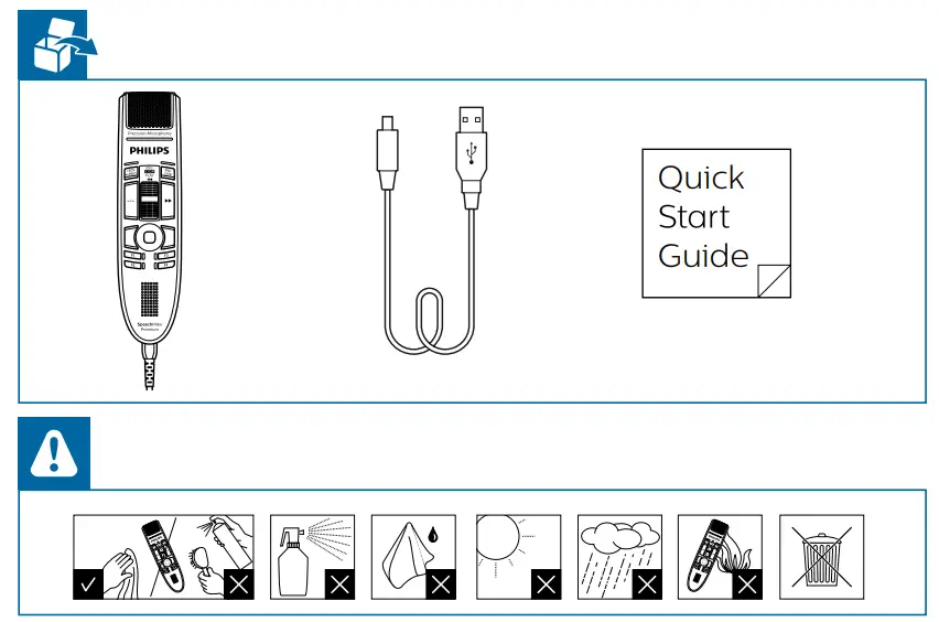 PHILIPS SpeechMike SMP3710-SMP3810 -- QUICK