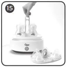 Tommee Tippee 042321002 Electric Steam - HOW TO USE YOUR STERILISER 15
