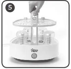 Tommee Tippee 042321002 Electric Steam - HOW TO USE YOUR STERILISER 5