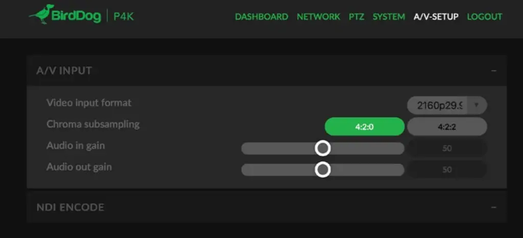 BirdDog Release P4K - A 4K Full Bandwidth NDI® PTZ -FIG 5