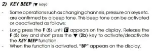 FIG 8 KEY BEEP