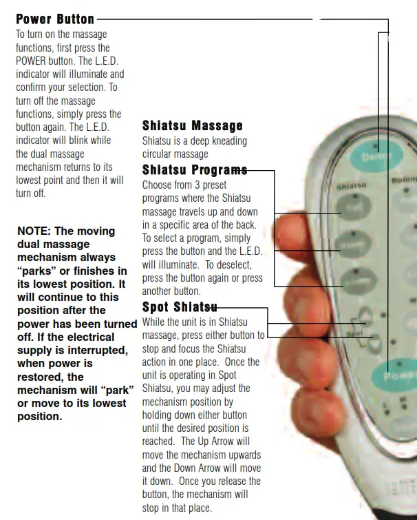 Moving Dual Massage Mechanism