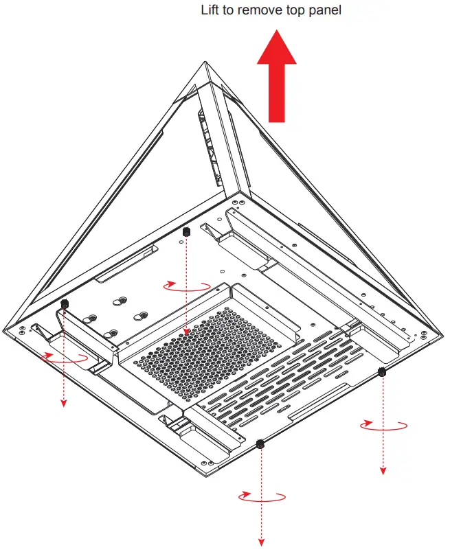 AZZA PYRAMID 804 CSAZ-804V -- Removing