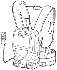 makita DVC261 Cordless Backpack Vacuum Cleaner