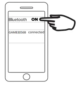 NERF GAM830568 BLUE Wireless Headset with Communication Mic - Bluetooth settings