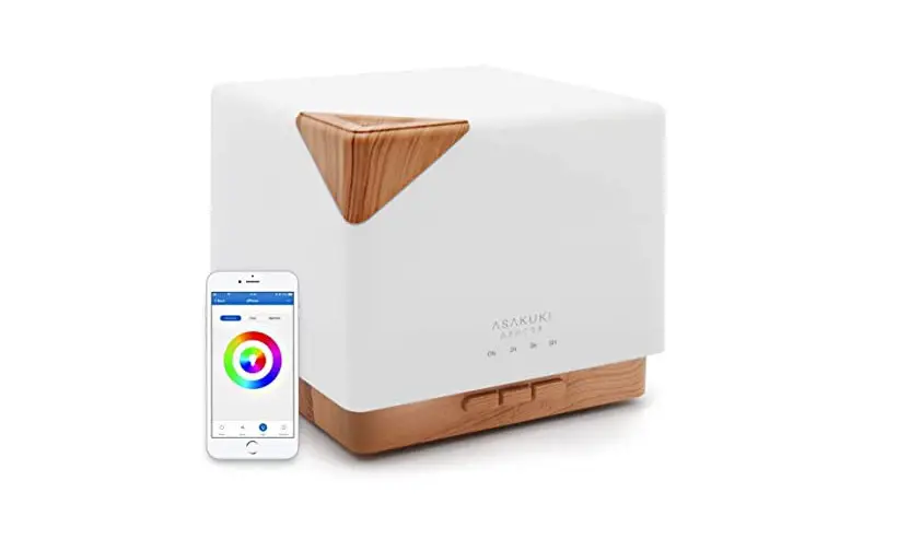 Asakuki 100-df031 Smart Wifi Essential Oil Aromatherapy Diffuser User Guide