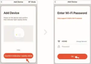 Connecting the device