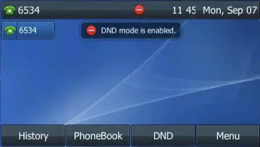 Do Not Disturb (DND)