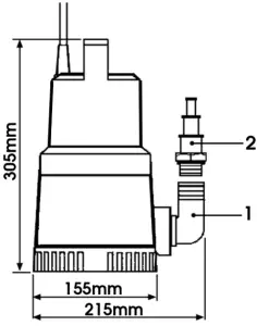 Clarke CSE400A Submersible Water Pump Spair parts A