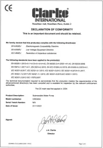 DECLARATIONS OF CONFORMITY B