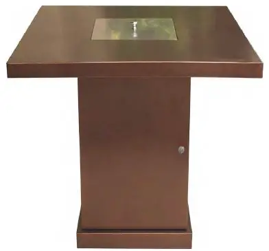 Hiland GSF-PR-PC 30 Inch Outdoor Gas Fire Pit-2