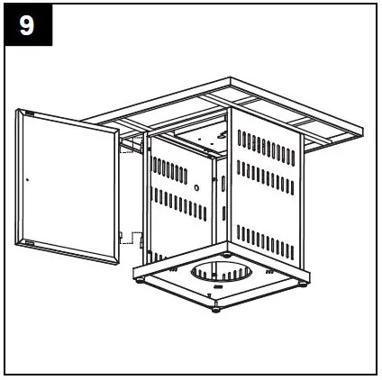 Hiland GSF-PR-PC 30 Inch Outdoor Gas Fire Pit-20