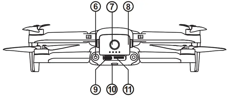 AUTEL EVO Nano Series Drone 3 Axis Gimbal 10KM 28mins Flight 250G Classic Mini Camera - Gimbal camera