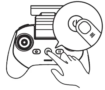 AUTEL EVO Nano Series Drone 3 Axis Gimbal 10KM 28mins Flight 250G Classic Mini Camera - Power