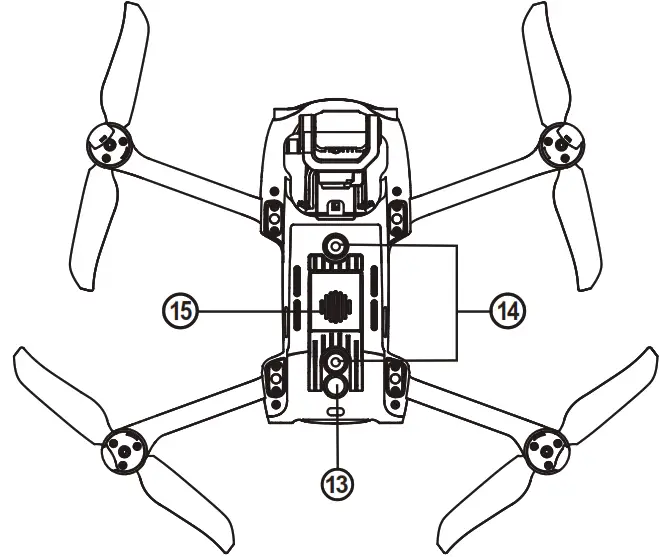 AUTEL EVO Nano Series Drone 3 Axis Gimbal 10KM 28mins Flight 250G Classic Mini Camera - Ultrasonic sensor
