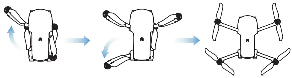 AUTEL EVO Nano Series Drone 3 Axis Gimbal 10KM 28mins Flight 250G Classic Mini Camera - arms