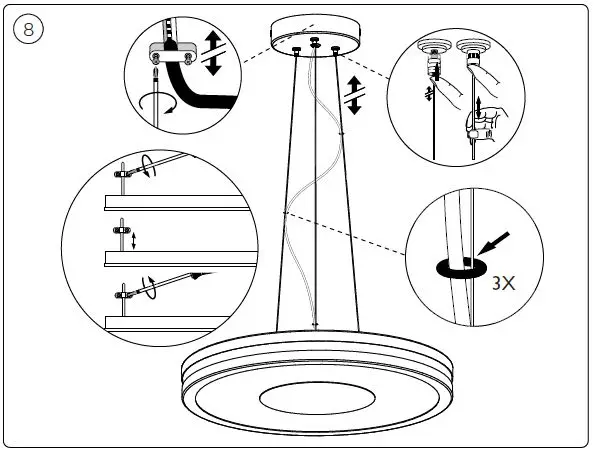 PHILIPS 33747 hue Being Pendant Light FIg6