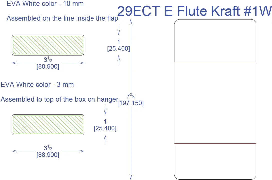 29ECT E Flute Kraft 1W