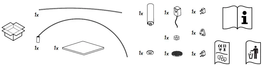 NEMO 072FOX000100 Fox LED Floor Lamp-1