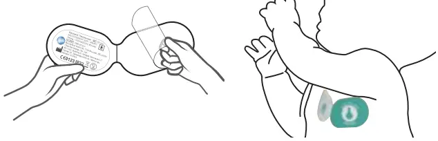 chois XST400 BT Electronic Thermometer - Patch